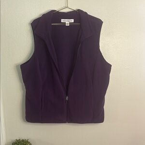 Amazon Essentials Deep Purple Fleece Vest